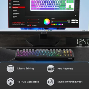 کیبورد بی سیم مکانیکال گیمینگ ردراگون مدل STAR BLADE K707 SP PRO